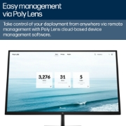 Picture of POLY Studio V52 USB Video Bar No Power Cord TAA
