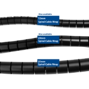 Picture of ACT 25 mm spiral cable wrap, length 20 meters