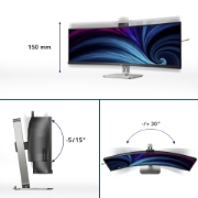 Picture of Philips 49B2U6903CH/00 computer monitor 124.5 cm (49") 5120 x 1440 pixels Dual QHD LCD Grey