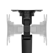 Picture of Neomounts DS70-250BL1 Monitor arm 17-35" - gas spring - Topfix - 180°-stop