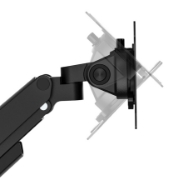 Picture of Neomounts DS70-250BL1 Monitor arm 17-35" - gas spring - Topfix - 180°-stop