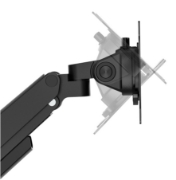 Picture of Neomounts DS70-250BL2 Monitor arm 17-32" - gas spring - Topfix - 180°-stop