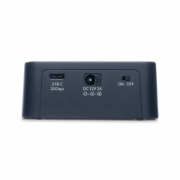 Picture of StarTech.com 1:1 M.2 NVMe Drive Duplicator, Standalone M.2 SSD Cloner/Copier up to 90GBpm, USB 3.2 20Gbps M.2 Dual-Bay Drive Dock, USB-C/A Cables Included