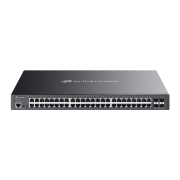 Picture of TP-Link Omada SG3452XMPP network switch Managed L2+ Gigabit Ethernet (10/100/1000) Power over Ethernet (PoE) 1U Black