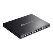 Picture of TP-Link Omada SG3452XMPP network switch Managed L2+ Gigabit Ethernet (10/100/1000) Power over Ethernet (PoE) 1U Black