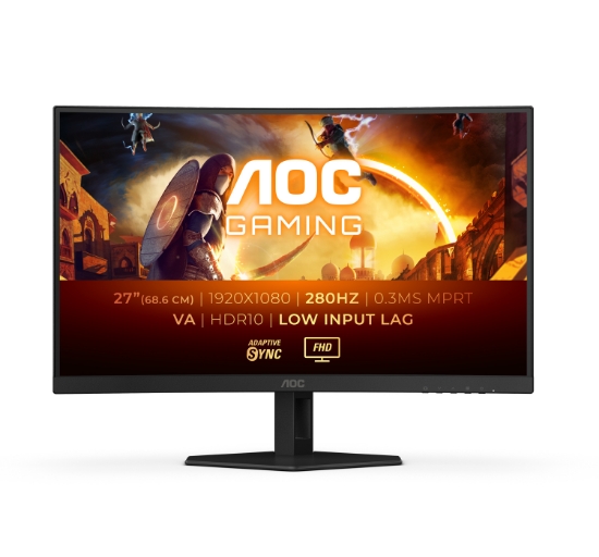 Picture of AOC G4 C27G4ZXE computer monitor 68.6 cm (27") 1920 x 1080 pixels Full HD LED Black