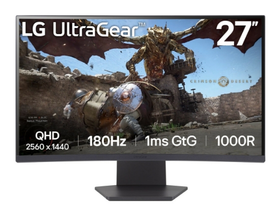 Picture of LG 27GS60QC-B computer monitor 68.6 cm (27") 2560 x 1440 pixels Full HD LCD Black