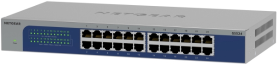 Picture of NETGEAR GS524-300EUS network switch Unmanaged Gigabit Ethernet (10/100/1000) Grey