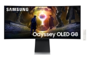 Picture of Samsung G85SD computer monitor 86.4 cm (34") 3440 x 1440 pixels UltraWide Quad HD OLED Silver