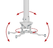 Picture of B-Tech SYSTEM 2 - Universal Projector Ceiling Mount with Micro-adjustment - 2m Ø50mm Pole