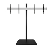 Picture of B-Tech SYSTEM X - Universal Twin Screen VC Stand (VESA 600 x 400) - 1.8m