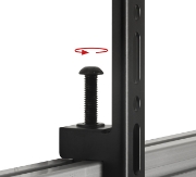 Picture of B-Tech SYSTEM X - Universal Twin Screen VC Stand (VESA 600 x 400) - 1.8m