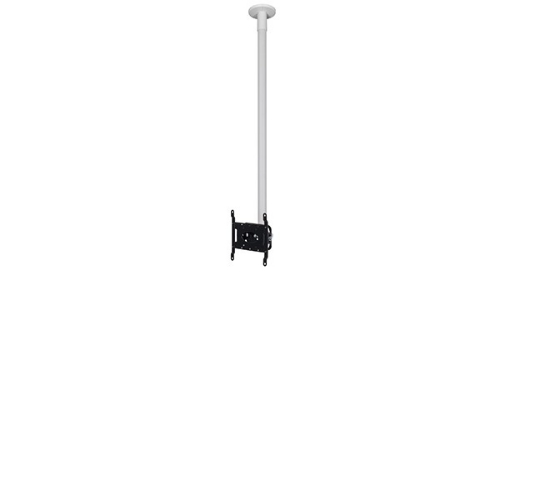 Picture of B-Tech SYSTEM V - Flat Screen Ceiling Mount for VESA 200 Tilt Screens - 1m Ø38mm Pole