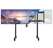 Picture of B-Tech SYSTEM X - XL Twin Screen VC Trolley (VESA 600 x 800)