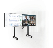 Picture of B-Tech SYSTEM X - XL Twin Screen VC Trolley (VESA 600 x 800)