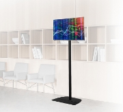 Picture of B-Tech Universal Flat Screen Floor Stand (VESA 100 x 100) - 1.6m Ø50mm Pole