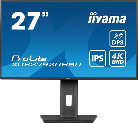Picture of iiyama ProLite XUB2792UHSU-B6 computer monitor 68.6 cm (27") 3840 x 2160 pixels 4K Ultra HD LED Black