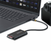 Picture of StarTech.com USB-C CFexpress Type B Card Reader, USB 10Gbps, Portable Memory Card Reader, USB Type-C to CF Express 2.0 Adapter, Works with Any Operating System