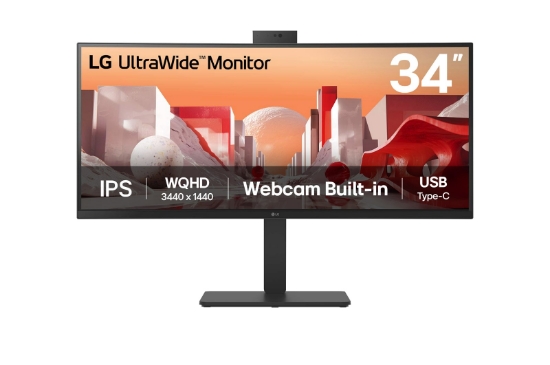 Picture of LG 34BA85QE-B computer monitor 86.4 cm (34") 3440 x 1440 pixels Wide Quad HD LCD Black
