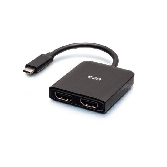 Picture of C2G USB-C to Dual HDMI MST Hub - 4K