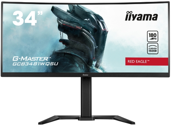 Picture of iiyama G-MASTER GCB3481WQSU-B1 computer monitor 86.4 cm (34") 3440 x 1440 pixels UltraWide Quad HD LCD Black