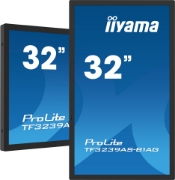 Picture of iiyama TF3239AS-B1AG Signage Display Digital signage flat panel 80 cm (31.5") LED 500 cd/m² 2.4K Ultra HD Black Touchscreen Built-in processor Android 24/7