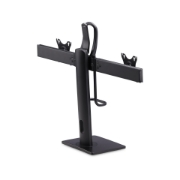 Picture of StarTech.com Crossbar Dual Monitor Desk Stand For Double 27-inch Screens, VESA Mount 75x75/100x100, Toolless Height Adjustment, Up To 13.2lb (6kg) Per Display