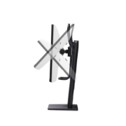 Picture of StarTech.com Crossbar Dual Monitor Desk Stand For Double 27-inch Screens, VESA Mount 75x75/100x100, Toolless Height Adjustment, Up To 13.2lb (6kg) Per Display