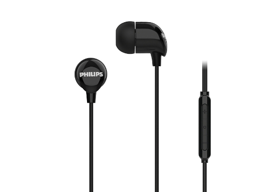 Picture of Philips TAE2146BK/00 headphones/headset Wired In-ear Calls/Music USB Type-C Black