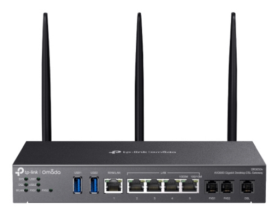 Picture of TP-Link Omada AX3000 wireless router Gigabit Ethernet Dual-band (2.4 GHz / 5 GHz) Black