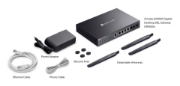 Picture of TP-Link Omada AX3000 wireless router Gigabit Ethernet Dual-band (2.4 GHz / 5 GHz) Black