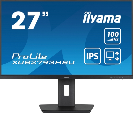 Picture of iiyama ProLite XUB2793HSU-B7 computer monitor 68.6 cm (27") 1920 x 1080 pixels Full HD LED Black