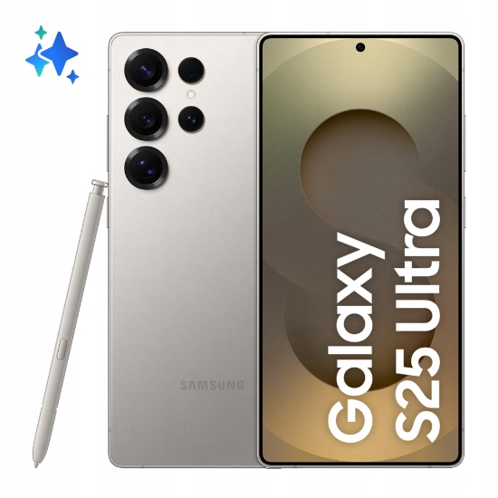 Picture of Samsung Galaxy S25 Ultra 17.5 cm (6.9") Dual SIM Android 15 5G USB Type-C 12 GB 512 GB 5000 mAh Grey, Titanium
