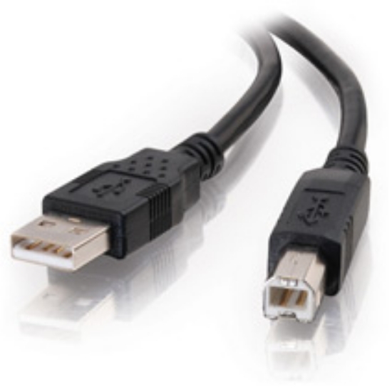 Picture of C2G USB 2.0 A/B Cable Black 5m USB cable USB A USB B