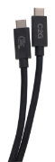 Picture of C2G 3.3ft (1m) USB 4.0 USB-C to C (48V 5A) 240W Charging Cable-Black