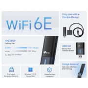 Picture of TP-Link Archer AXE3000 Wi-Fi 6E High Gain Wireless USB Adapter