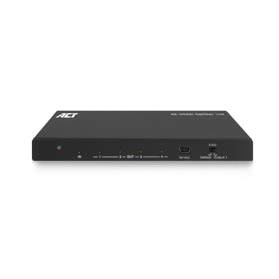 Picture of ACT 4K HDMI splitter, 1 in 4 out, EDID support