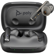 Image de Poly Écouteurs noir charbon Voyager Free 60 UC M +adaptateur USB-C BT700 + étui de charge de base
