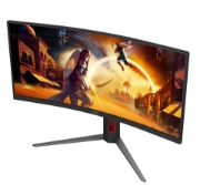 Image de AOC G4 CU34G4Z écran plat de PC 86,4 cm (34") 3440 x 1440 pixels Wide Quad HD LED Noir, Rouge
