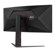 Image de AOC G4 CU34G4Z écran plat de PC 86,4 cm (34") 3440 x 1440 pixels Wide Quad HD LED Noir, Rouge