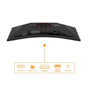 Image de AOC G4 CU34G4Z écran plat de PC 86,4 cm (34") 3440 x 1440 pixels Wide Quad HD LED Noir, Rouge