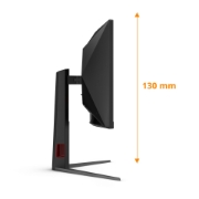 Image de AOC G4 CU34G4Z écran plat de PC 86,4 cm (34") 3440 x 1440 pixels Wide Quad HD LED Noir, Rouge