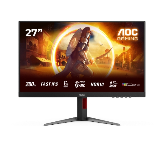 Image de AOC 27G4HA écran plat de PC 68,6 cm (27") 1920 x 1080 pixels Full HD LED Noir, Rouge
