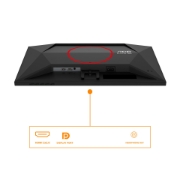 Image de AOC G4 Q24G4RE écran plat de PC 60,5 cm (23.8") 2560 x 1440 pixels Quad HD LED Noir, Rouge