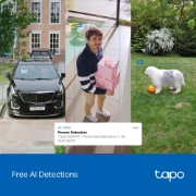 Image de TP-Link Tapo C660 KIT Balle (forme) Caméra de sécurité IP Extérieure 3840 x 2160 pixels Plafond/mur