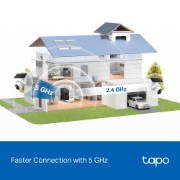 Image de TP-Link Tapo C660 KIT Balle (forme) Caméra de sécurité IP Extérieure 3840 x 2160 pixels Plafond/mur