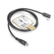 Image de ACT Câble USB 3.0 10 Gbit/s 60 W USB Type-C (droit) vers USB Type-C (coudé à gauche/droite), 0,5 mètre