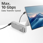 Image de ACT Câble USB 3.0 10 Gbit/s 60 W USB Type-C (coudé vers le haut/bas) vers USB Type-C (coudé vers le haut/bas), 1 mètre