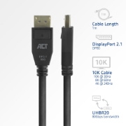 Image de ACT AK4081 câble DisplayPort 1 m Noir