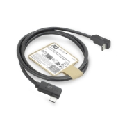 Image de ACT Câble USB 3.0 10 Gbit/s 60 W USB Type-C (coudé vers la gauche/droite) vers USB Type-C (coudé vers le haut/bas), 2 mètre